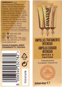 Droog, beschadigd haar? Rescue Ampullen Repair & Protect doos 3 stuks. GEZOND HAAR IN 30 SECONDEN - Afbeelding 3