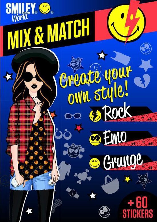 550x776-1 Smiley Mix and Match - Emo/Grunge - Afbeelding 1
