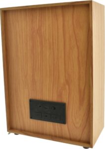 Soundlogic 80077 Houten Bluetooth Draadloos Speaker 18 x 25 x 9.5 cm - Afbeelding 4