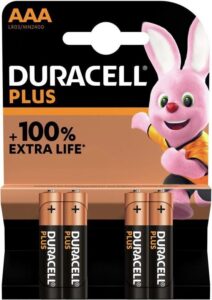 Duracell Alkaline Plus AAA batterij 4 pack