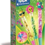 Clementoni iDea - Glitterpennen - Knutselpakket vol Accessoires - Het Creatieve Cadeautje - Glitterpennen maken - Vanaf 6 jaar