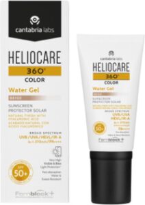 Zonnebrandcrème met Kleur Heliocare 360º Gel Beige 50 ml Spf 50