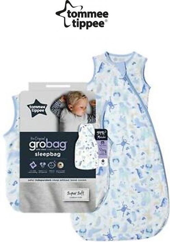 550x781-97 Tommee Tippee The Orighinal Grobag Slaapzak Blauw - 1.0 Tog - Afbeelding 1