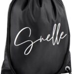 Snelle Gymtas Unisex Zwart - 1 Stuk