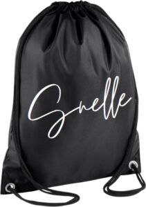 Snelle Gymtas Unisex Zwart - 1 Stuk