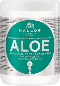 Kallos - Aloe Vera Moisture Repair Shine Hair Mask - 1000ml - Afbeelding 2