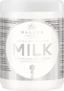 Kallos - Milk Hair Mask With Milk Protein ( Dry and Damaged Hair ) - 1000ml - Afbeelding 2