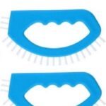 Voegenborstel met ergonomische handgreep, voegen reinigen, badkamer, twee stuks