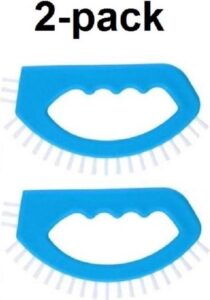 Voegenborstel met ergonomische handgreep, voegen reinigen, badkamer, twee stuks