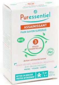 Puressentiel Zuiverende Supervette Zeep met 3 Essentiële Oliën 100 g - Afbeelding 2
