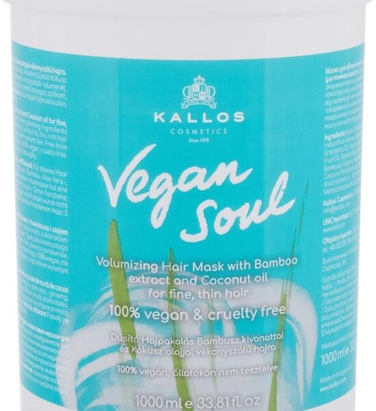 Kallos - Vegan Soul Hair Mask - Moisturizing Hair Mask With Bamboo