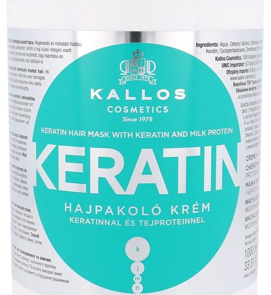 Herstellend Haar Masker Kallos Cosmetics Keratin (1 L)