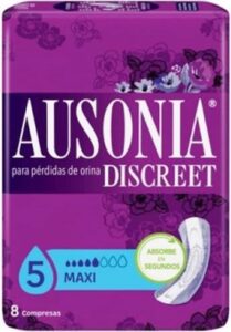 Incontinentie Maandverband DISCREET mAXI Ausonia (8 uds)