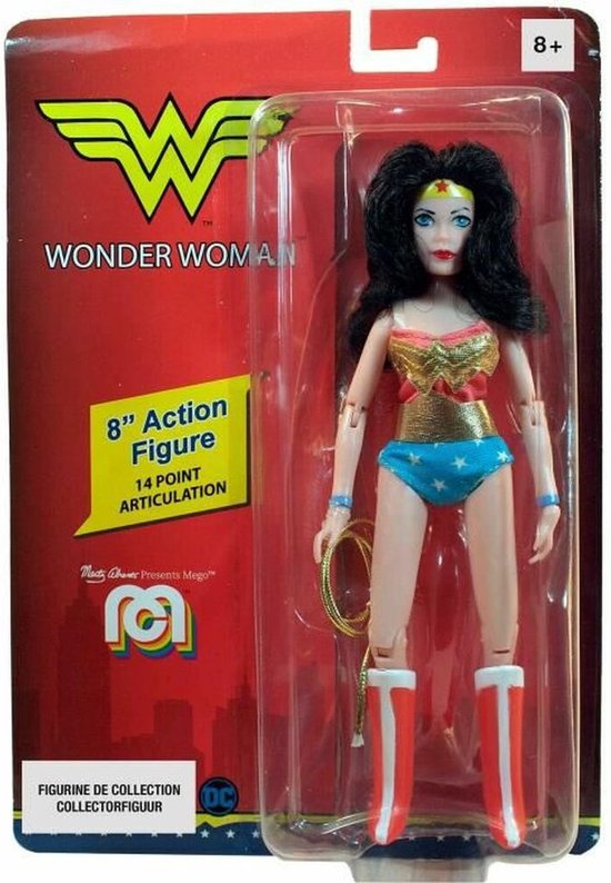 550x794 Lansay - Mego - DC Comics - Wonder Woman - 20 cm - 14 gezamenlijke punten - 8 jaar oud - Afbeelding 1