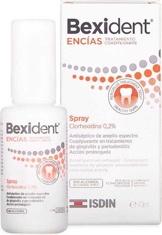 550x797-11 Isdin Bexident Gum Chlorhexidine Spray 40ml - Afbeelding 1