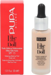 Pupa Like A Doll Make-Up Fluid 020 Light Beige - Afbeelding 3