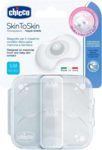 Chicco - SkinToSkin Silicone Breast Shield - S/M