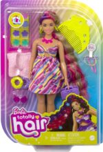 Barbie Totally Hair Doll - Paars, roze - Barbiepop - Afbeelding 21
