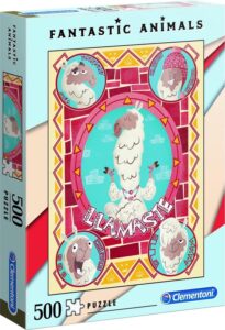 Clementoni - Fantastic Animals puzzel - LLamaste - 500 stukjes, puzzel volwassenen