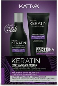 Brazilian Hair Straightener Set Kativa Keratin (2 pcs) (250 ml + 200 ml) - Afbeelding 2