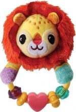 VTech Dierenvriendjes Rammelaar Leeuw - Baby Speelgoed - Bijting - Educatief Baby Speelgoed - Van 3 tot 12 Maanden