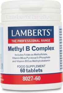 Lamberts Methyl B Complex Complemento Alimentício 60 Capsules - Afbeelding 2
