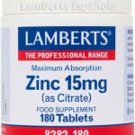 Lamberts Zink Citraat 15mg - 90 Tabletten - Mineralen