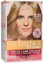 L’Oréal Paris Excellence Creme Haarverf Golden Beige Blonde - 7.31 - Afbeelding 4
