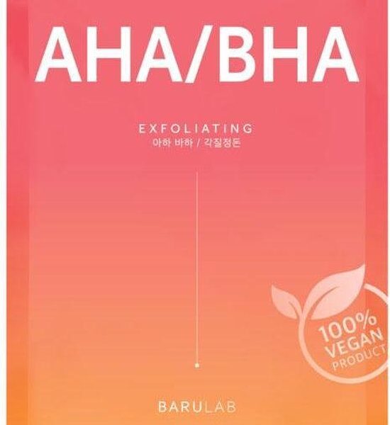 Barulab The Clean Vegan AHA/BHA Mask 11 g - 1 stuk