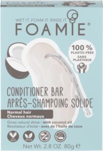 Foamie - Conditioner Bar With Coconut Oil - Stiff Conditioner For Normal Hair