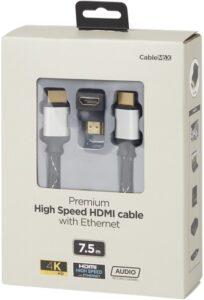 CableMax HDMI-kabel met adapter 7,5 meter - Afbeelding 2