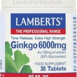 Lamberts Ginkgo Biloba 6000mg 60 Capsules