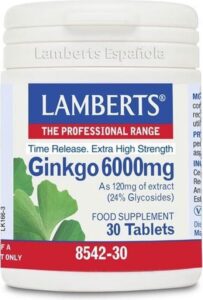 Lamberts Ginkgo Biloba 6000mg 60 Capsules
