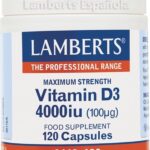 Lamberts Vitamine D3 4000IE 100 mcg - 120 capsules