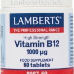 Lamberts Vitamina B12 1000mcg Complemento Alimentício 60 Capsules