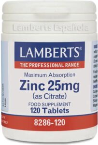 Voedingssupplement Lamberts Zinkcitraat 120 Stuks - Afbeelding 4