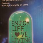 Led-Licht - Fleslamp - 12 x 8 cm - Groen