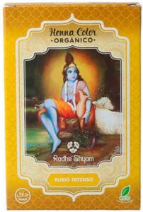 Semi-permanente kleurstof Henna Radhe Shyam Shyam Henna Blond (100 g) - Afbeelding 2