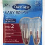Dentek Easy brush - interdentale ragers - eco friendly - 12 stuks - ISO 2 maat 0,5 mm