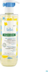Bebe Gentle Cleansing Gel Soothing Calendula By Klorane 500 Ml - Afbeelding 4