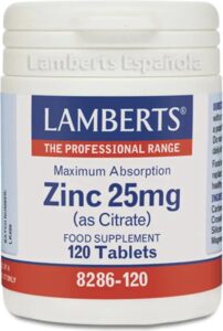 Voedingssupplement Lamberts Zinkcitraat 120 Stuks - Afbeelding 3