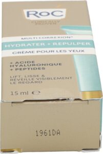 Hydrate + Plump Eye Cream With Hyaluronic Acid By Roc 15 Ml - Afbeelding 3