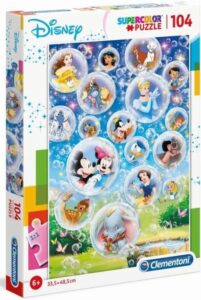 Clementoni Legpuzzel - Supercolor Puzzel Collectie - Standard characters - 104 stukjes - Disney, puzzels kinderen - Afbeelding 3