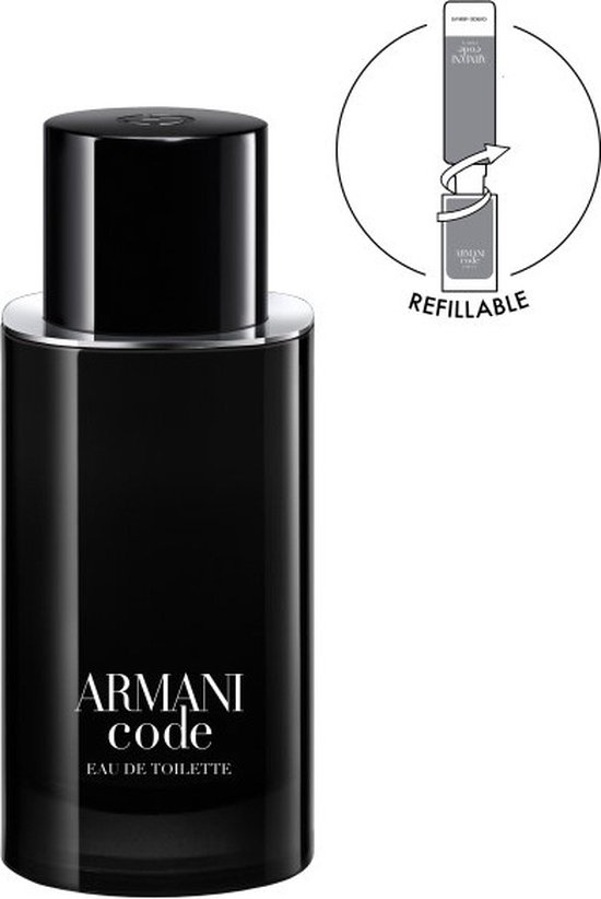 550x822-12 Giorgio Armani Code Homme Navulbaar Eau de toilette spray 75 ml - Afbeelding 1