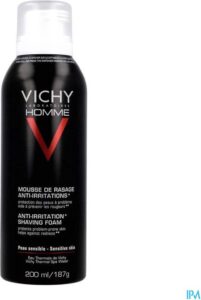 Vichy Homme Anti-irritatie Scheerschuim voor een Gevoelige Huid 200ml - Afbeelding 2