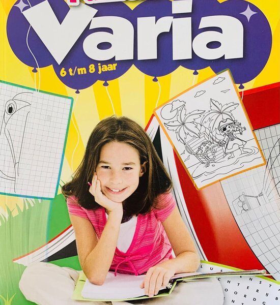 Denksport - Nr.14 Varia voor kinderen 6-8 jaar - Denksport junior - Puzzelboek - Kleurboek - Puzzels kinderen - Puzzelboek kinderen - Puzzel - Puzzelboekje - Denksport puzzelboekjes - Woordzoeker