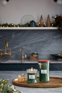 WoodWick - Mint Leaves & Oak Medium Candle - Afbeelding 3