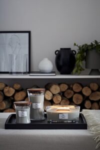 WoodWick Hourglass Medium Geurkaars - Fireside - Afbeelding 2