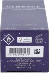 Versace The Dreamer 50 ml Eau De Toilette - Herenparfum - Afbeelding 2