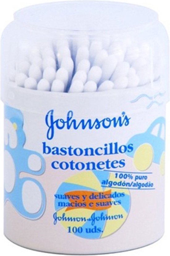 550x827-30 Wattenstaafjes Baby Johnson's Baby Bastoncillos (100 uds) - Afbeelding 1
